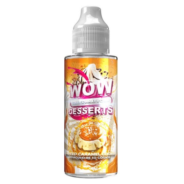 Salted Caramel Cookie E-Liquid by Wow Desserts