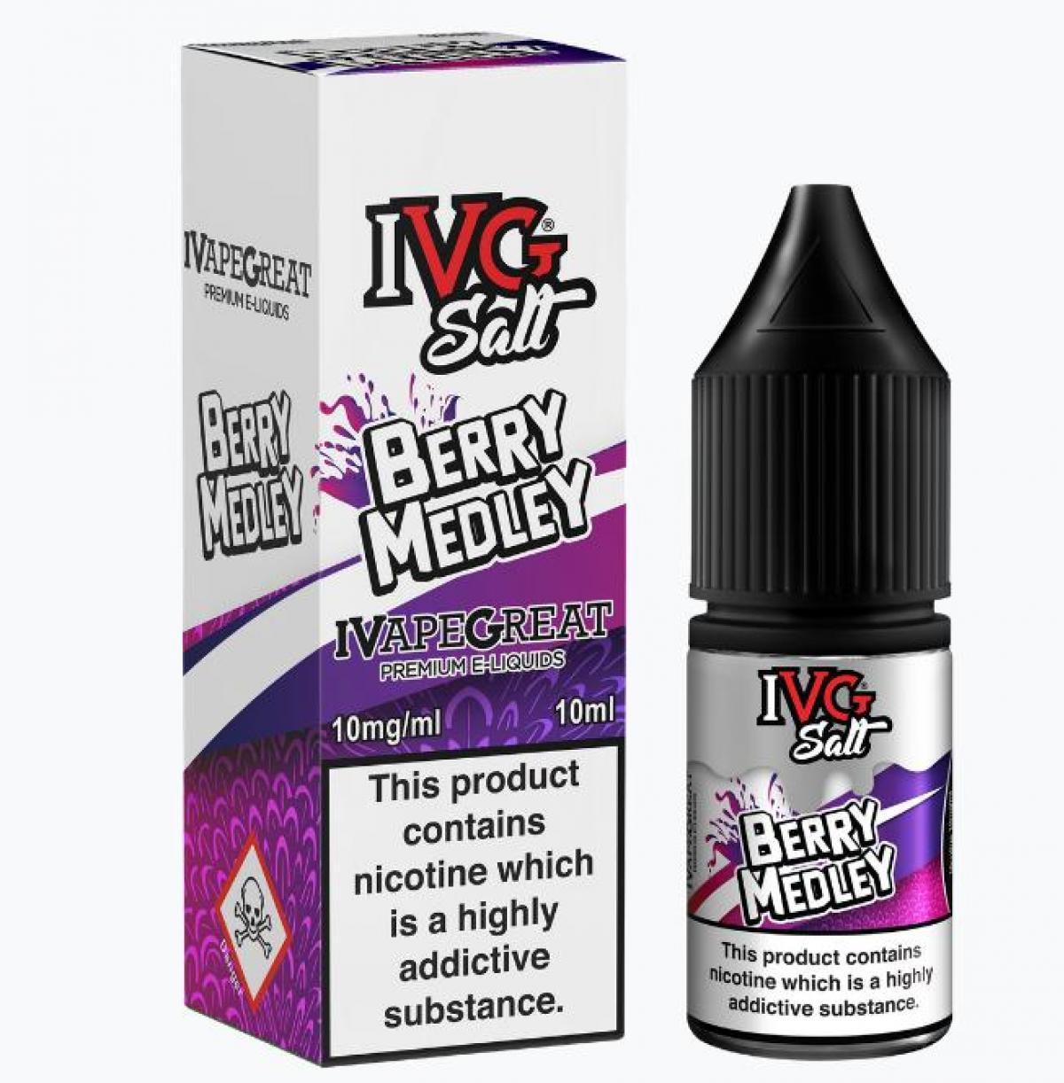 Berry Medley Nic Salt E-Liquid by IVG