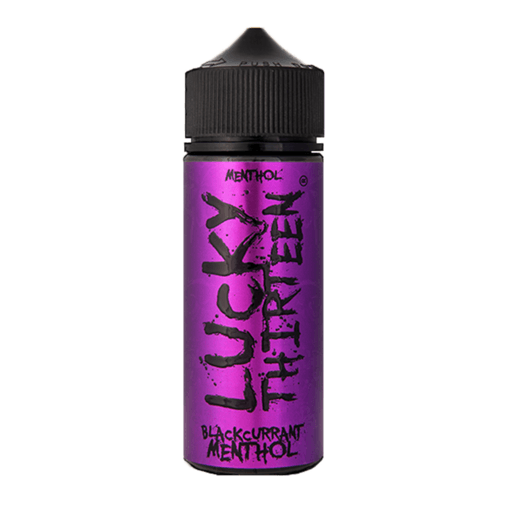 Blackcurrant Menthol E-Liquid by Lucky Thirteen