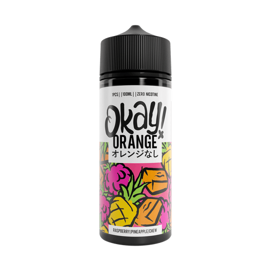 Raspberry Pineapple Chew E-Liquid by Okay! Orange