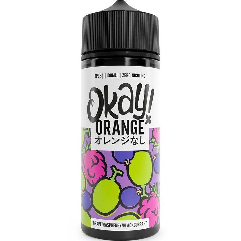 Grape Raspberry Blackcurrant E-Liquid by Okay! Orange
