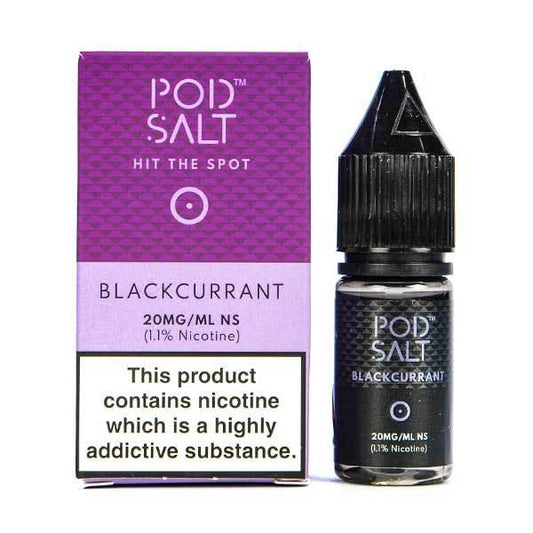 Blackcurrant Nic Salt E-Liquid by Pod Salt