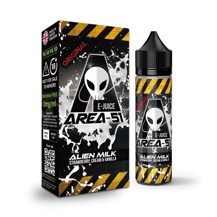 alien milk e-liquid by area-51 