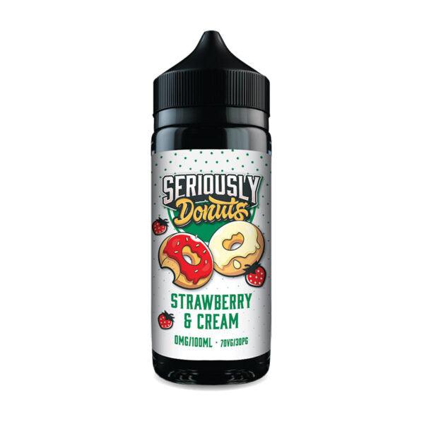 Strawberry And Cream E-Liquid by Seriously Donuts 